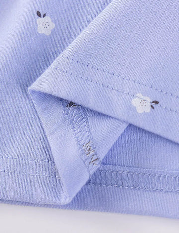 Little Pony Appliqué Long Sleeves Dress